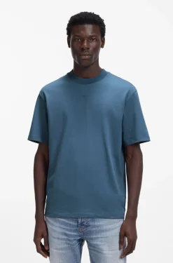 Relaxed-fit T-shirt with central logo detail