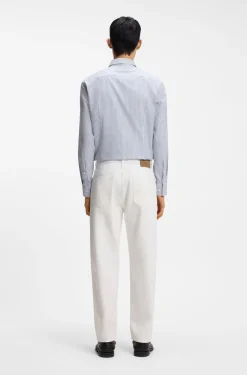 Relaxed-tapered-fit jeans