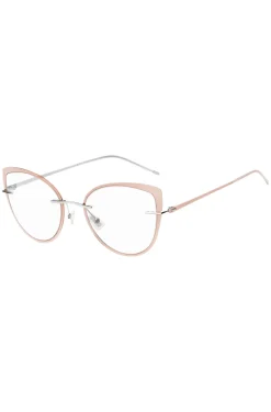 Rimless optical frames with coloured contours