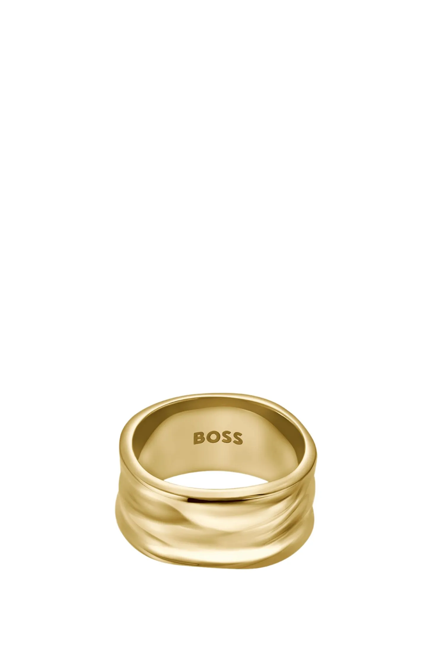 Ring with ripple design