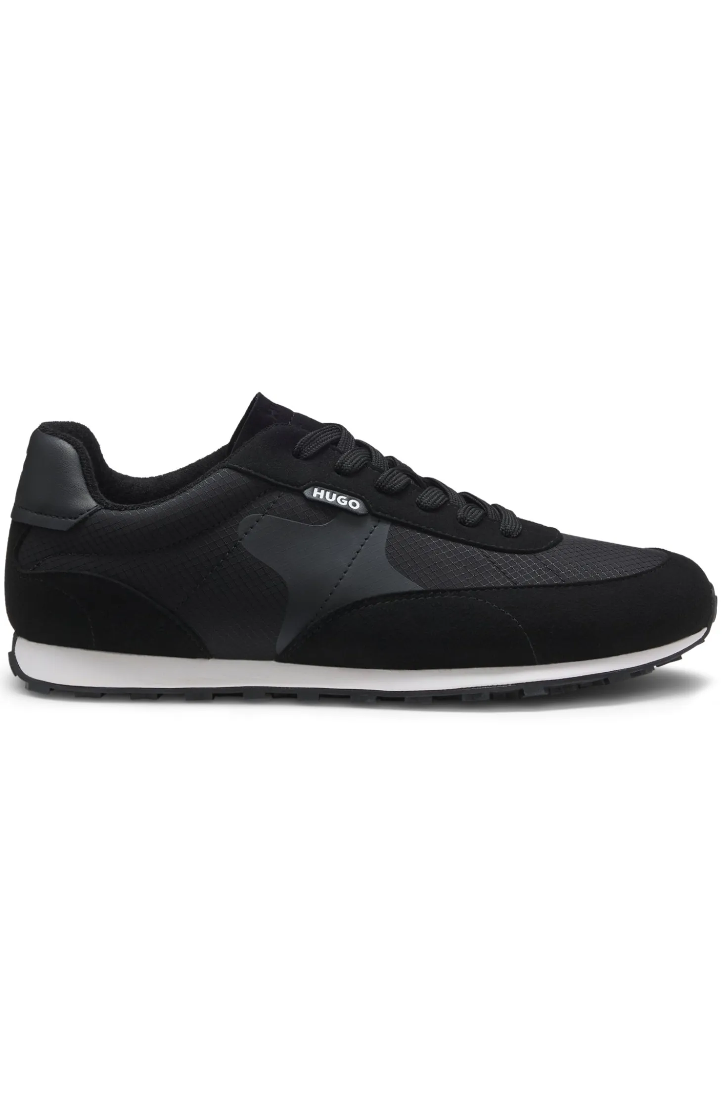 Ripstop lace-up trainers with EVA-rubber sole