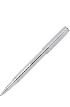 Rollerball pen in brass with chrome plating
