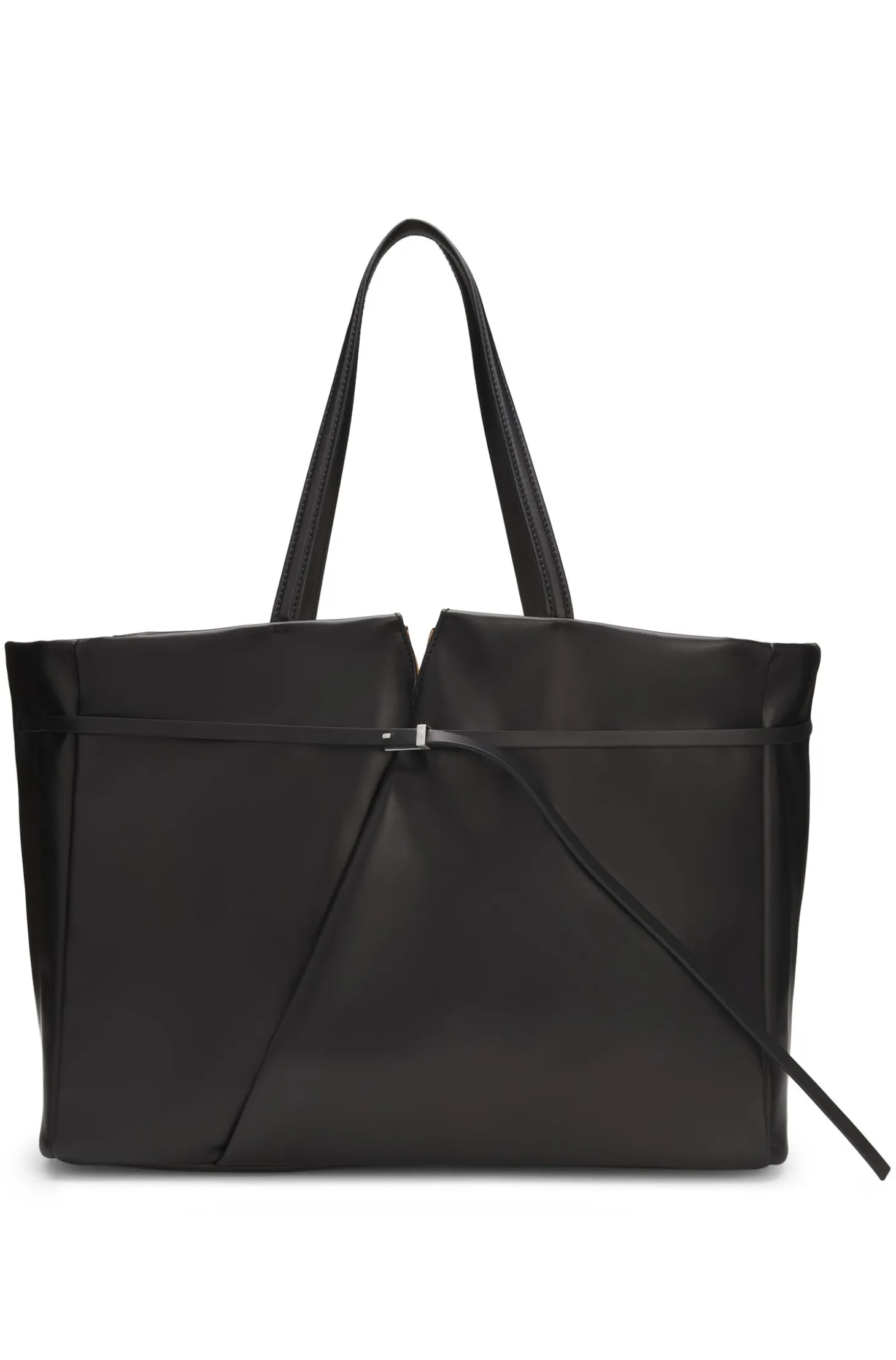Runway BOSS Revers tote bag in leather