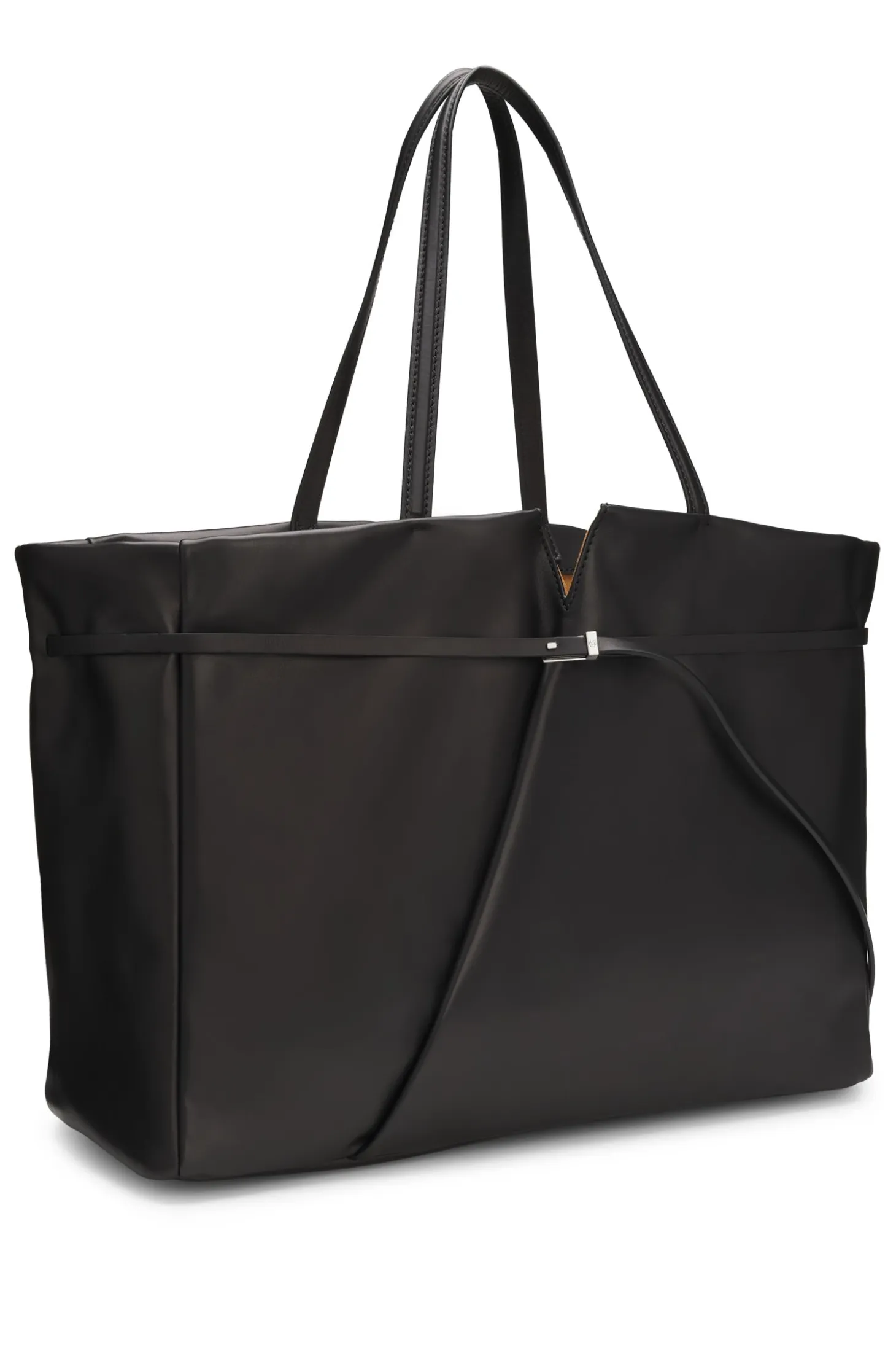 Runway BOSS Revers tote bag in leather