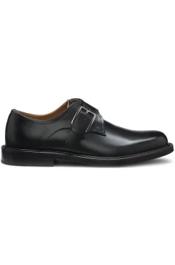 Runway monk shoes in Italian leather
