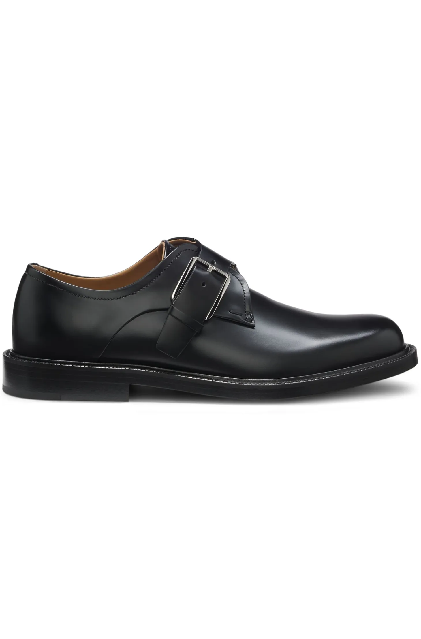 Runway monk shoes in Italian leather