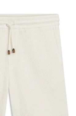 Shorts in Italian-made cotton and linen