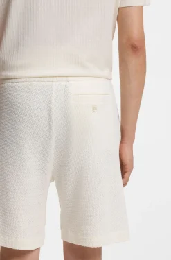 Shorts in Italian-made cotton and linen