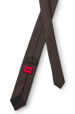 Silk-blend tie with jacquard weave