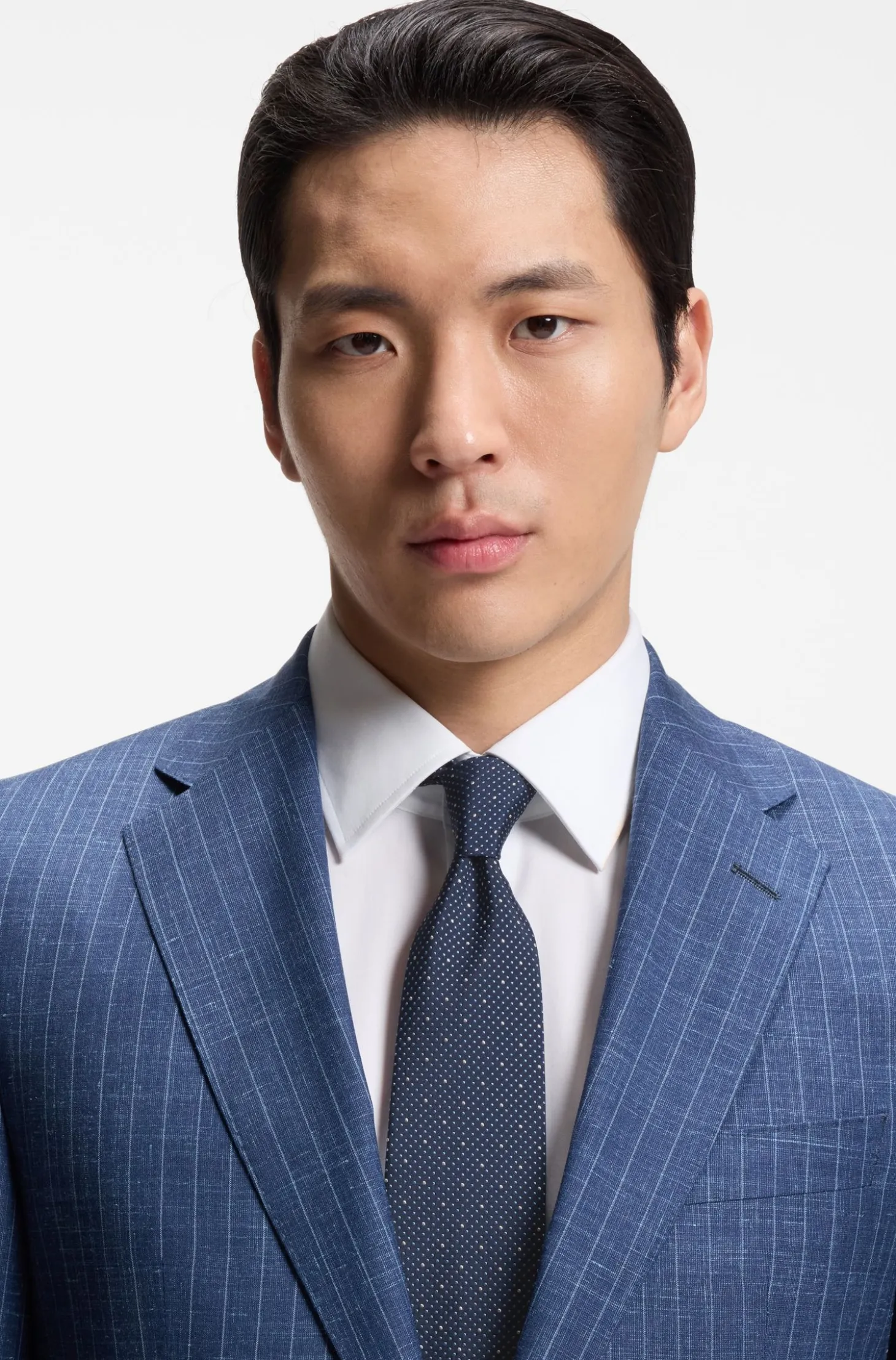 Silk-blend tie with micro pattern