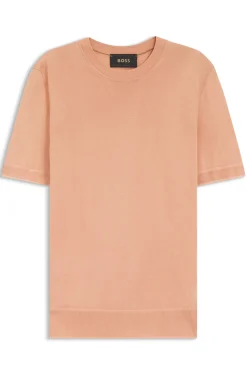 Silk knit T-shirt