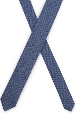 Silk tie with jacquard pattern