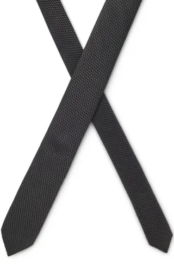 Silk tie with jacquard pattern