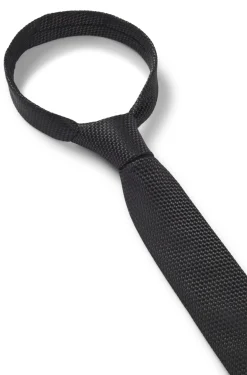 Silk tie with jacquard pattern