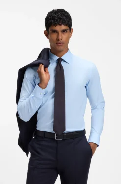 Silk tie with solid weave