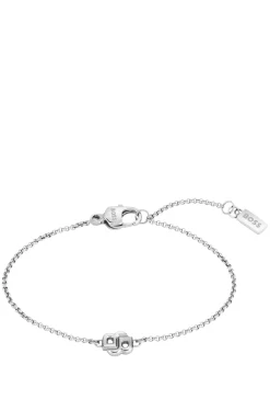 Silver-tone bracelet with Double B monogram