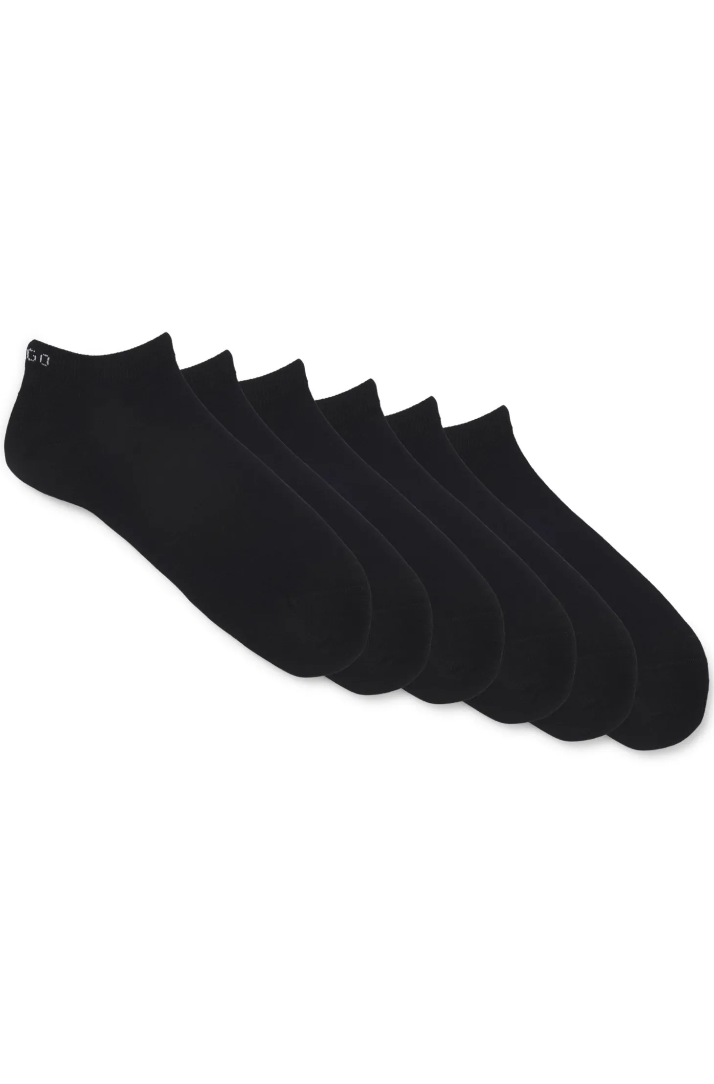 Six-pack of socks in a cotton blend