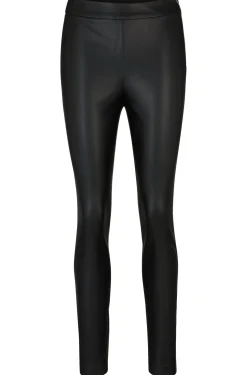 Skinny-fit high-waisted trousers with side zip