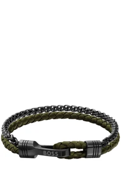 Sleek bracelet with polished hardware details