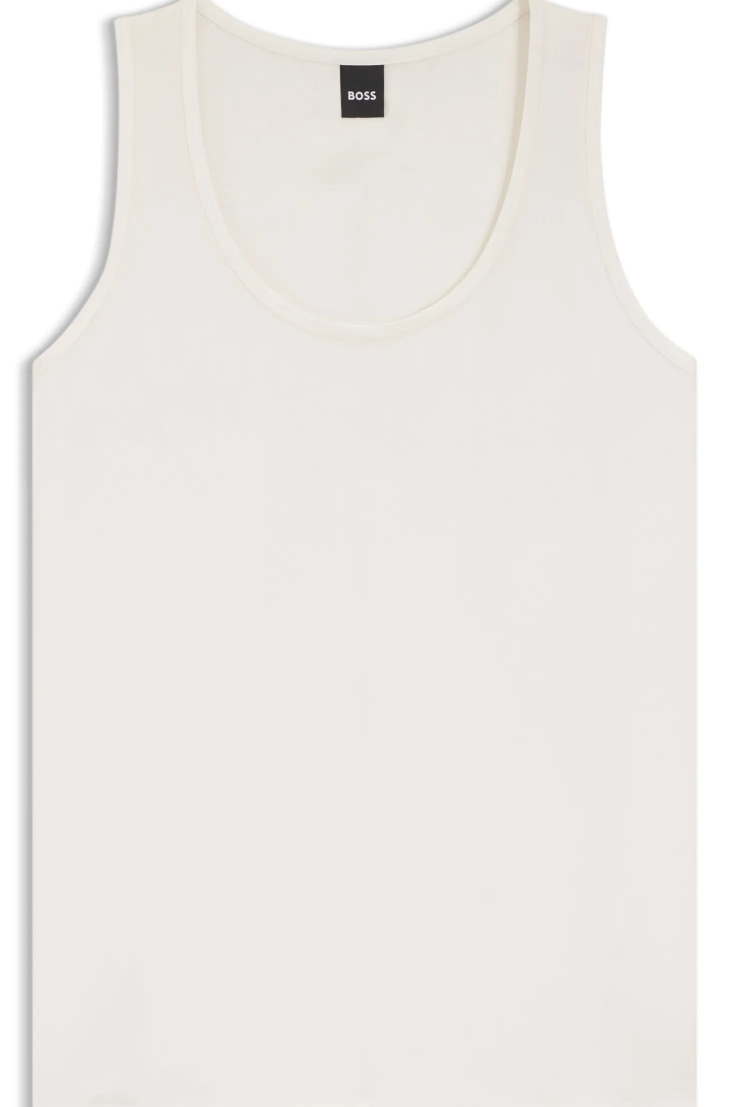 Sleeveless top in stretch silk
