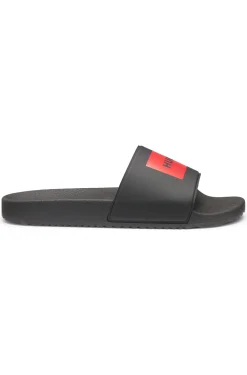 Slides with logo strap