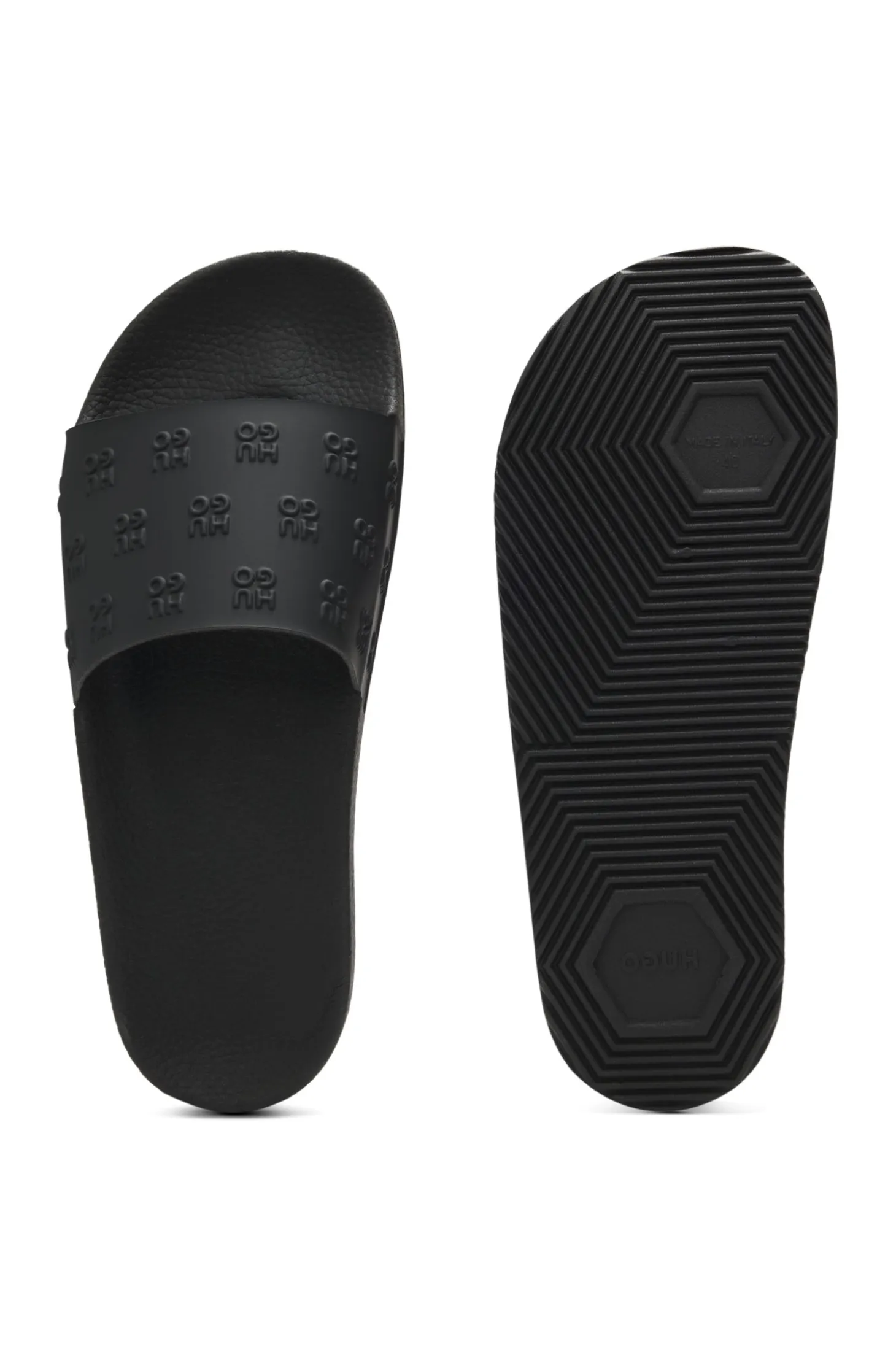 Slides with repeat stacked-logo uppers