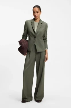Slim-fit blazer in Italian virgin wool