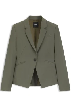 Slim-fit blazer in Italian virgin wool
