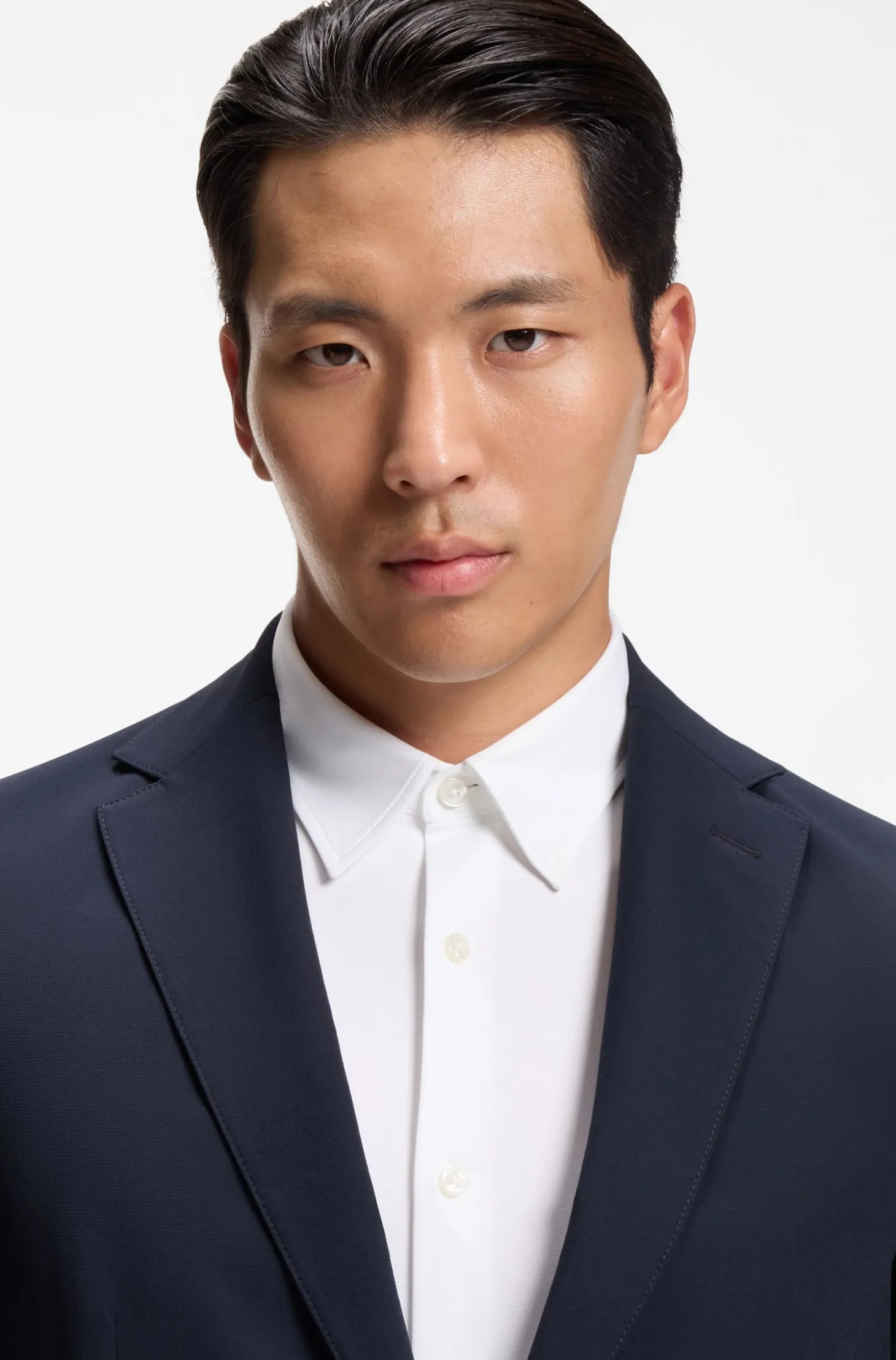 Slim-fit blazer in performance stretch fabric