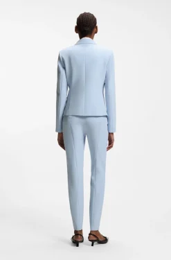 Slim-fit blazer in stretch material