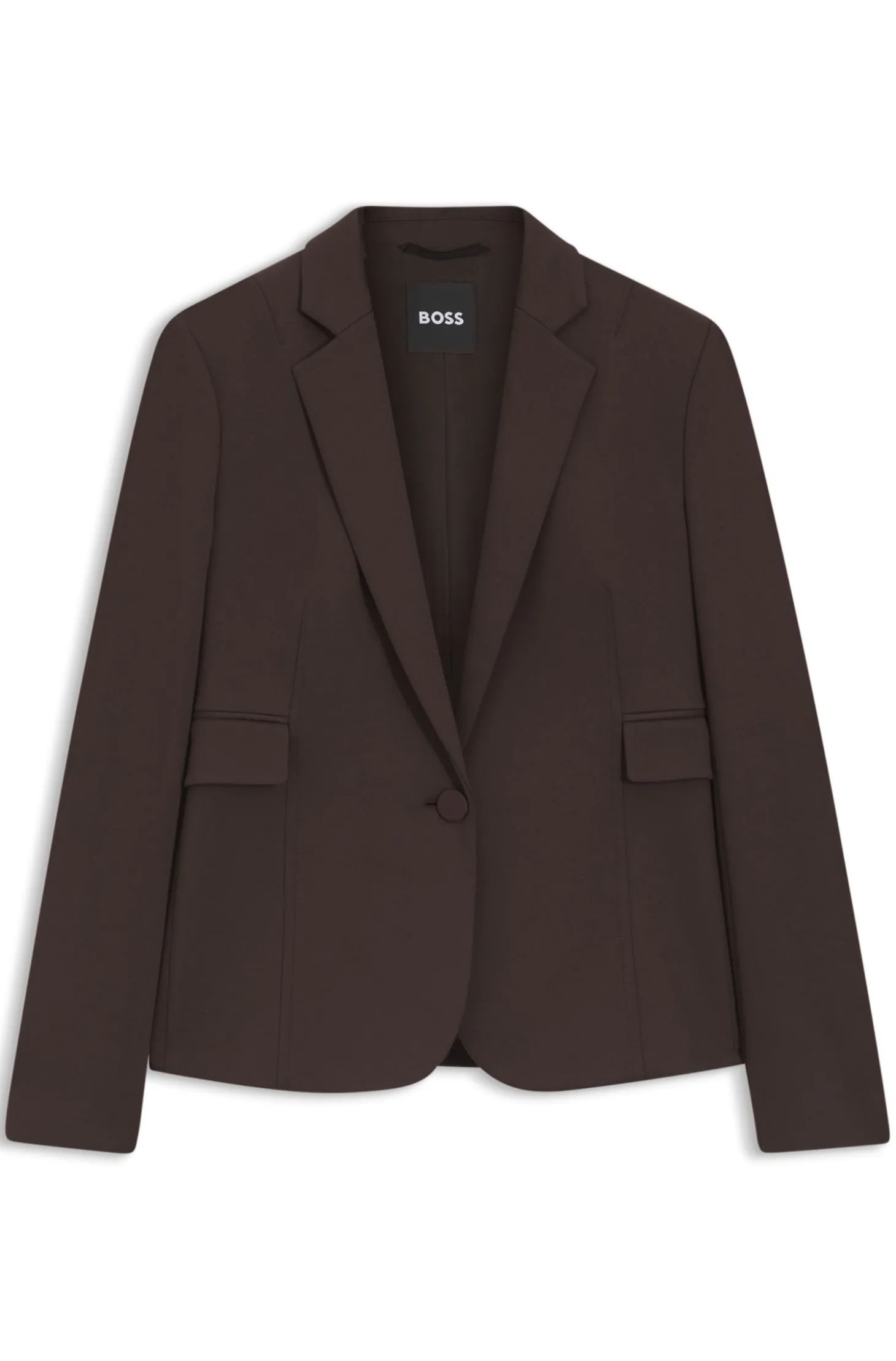 Slim-fit blazer with angled darts