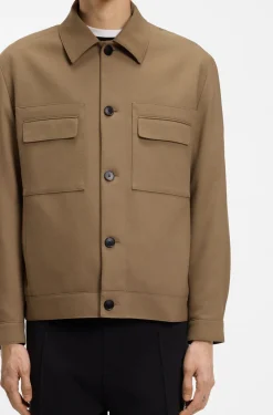 Slim-fit blazer with patch chest pockets
