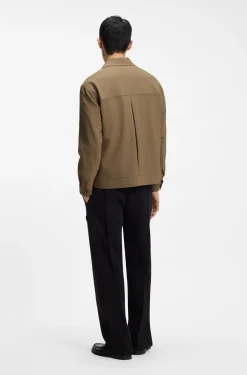 Slim-fit blazer with patch chest pockets