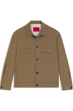 Slim-fit blazer with patch chest pockets