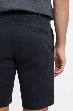 Slim-fit chino shorts in printed stretch cotton