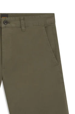Slim-fit chino shorts in stretch cotton