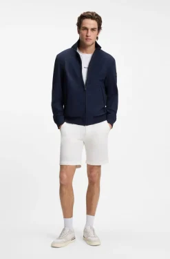 Slim-fit chino shorts in stretch cotton