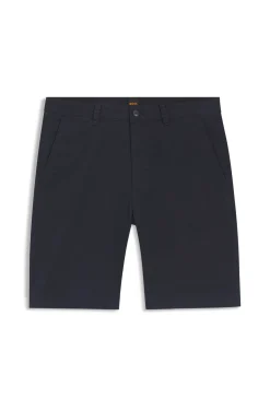 Slim-fit chino shorts in stretch cotton