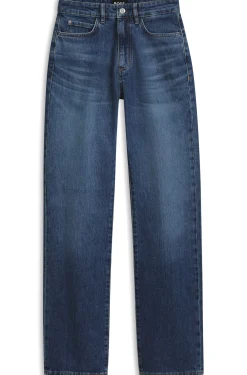 Slim-fit cropped jeans in stretch denim