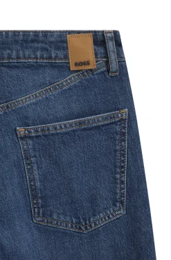Slim-fit cropped jeans in stretch denim