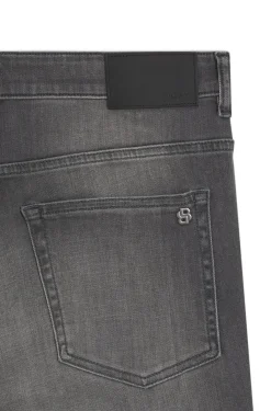 Slim-fit grey jeans in flexible soft-motion denim