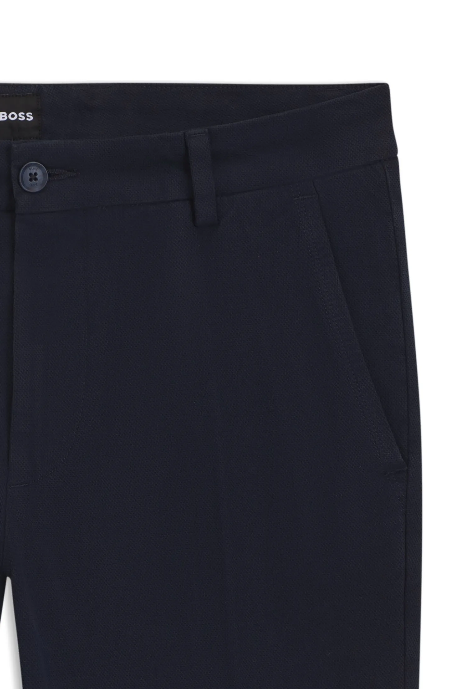 Slim-fit heritage trousers in stretch cotton