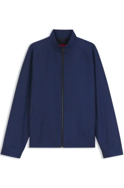 Slim-fit jacket in chalk-striped virgin wool