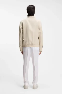 Slim-fit jacket in linen