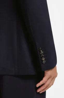 Slim-fit jacket in virgin wool and cashmere