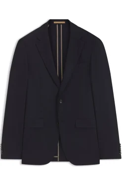Slim-fit jacket in virgin wool and cashmere