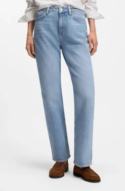 Slim-fit jeans in blue comfort-stretch denim