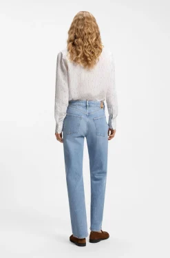 Slim-fit jeans in blue comfort-stretch denim