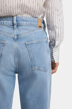 Slim-fit jeans in blue comfort-stretch denim