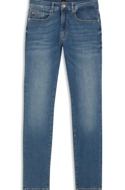 Slim-fit jeans in blue soft-motion denim